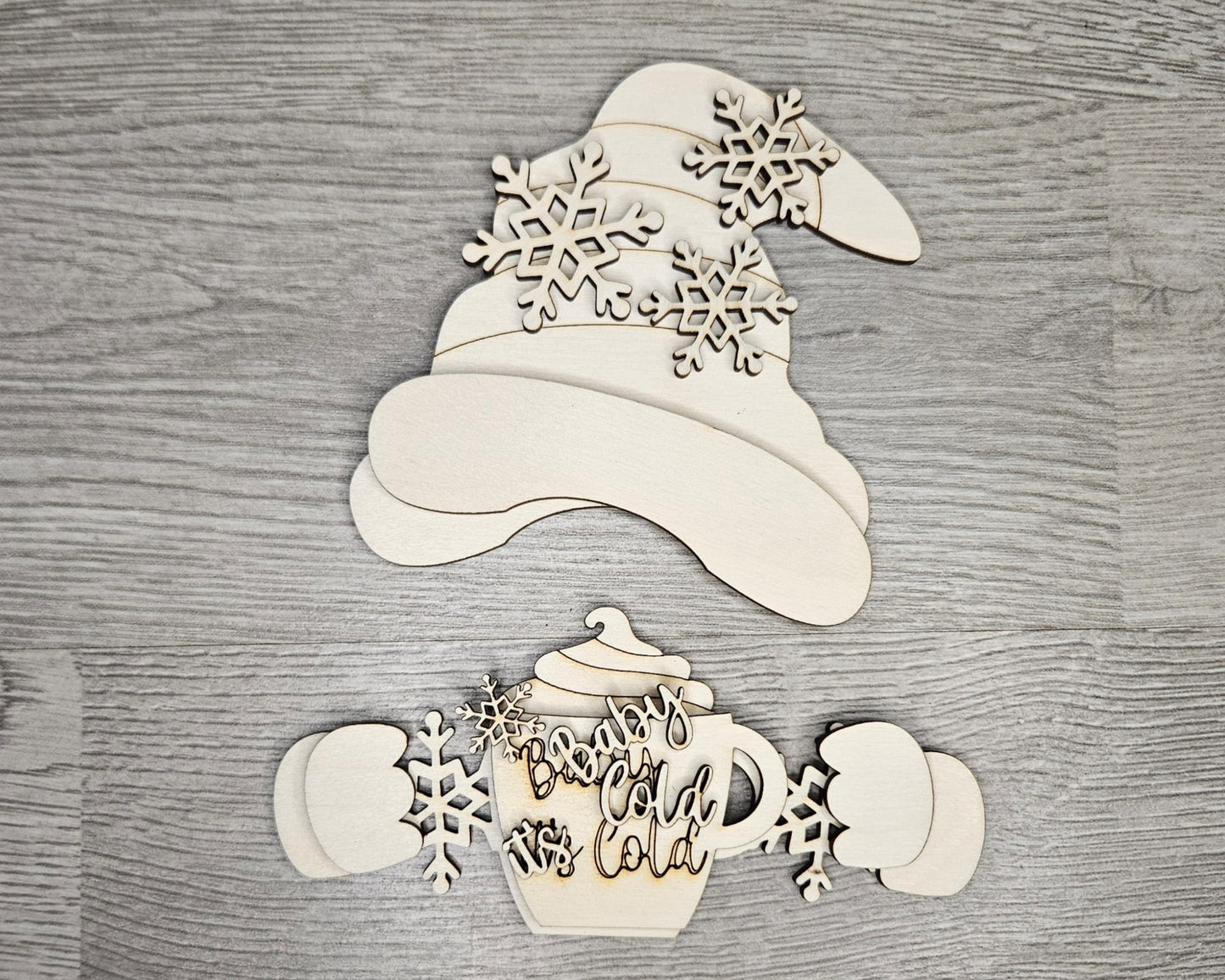 Interchangeable GIRL Gnome | WINTER TOPPER | #200002-10