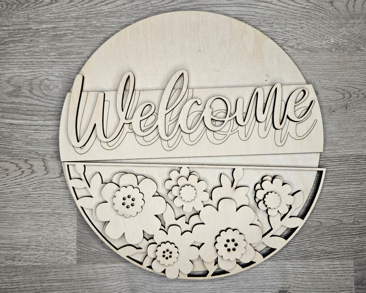 Daisy Welcome Sign | #4631