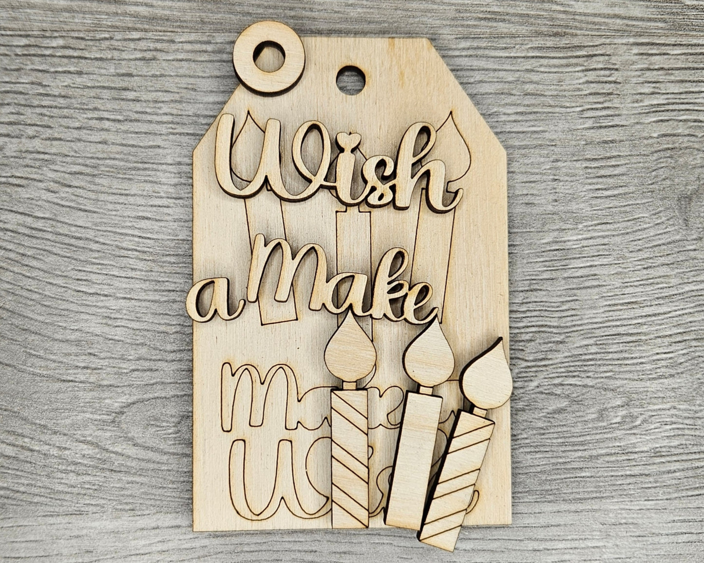 Make a Wish Birthday Tag | #4028