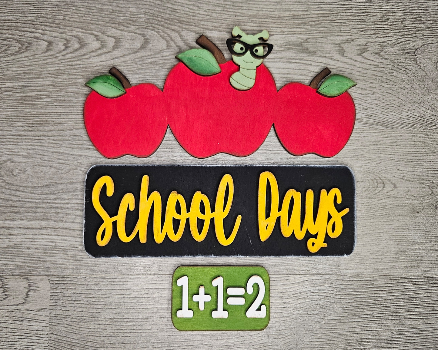 Interchangeable Truck | BACK 2 SCHOOL APPLES INSERT | #200001 -2