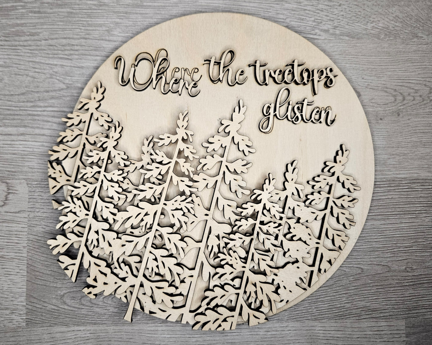 Where Treetops Glisten | #4537