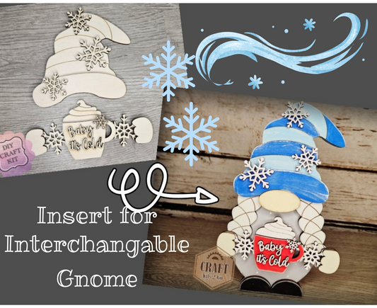 Interchangeable GIRL Gnome | WINTER TOPPER | #200002-10