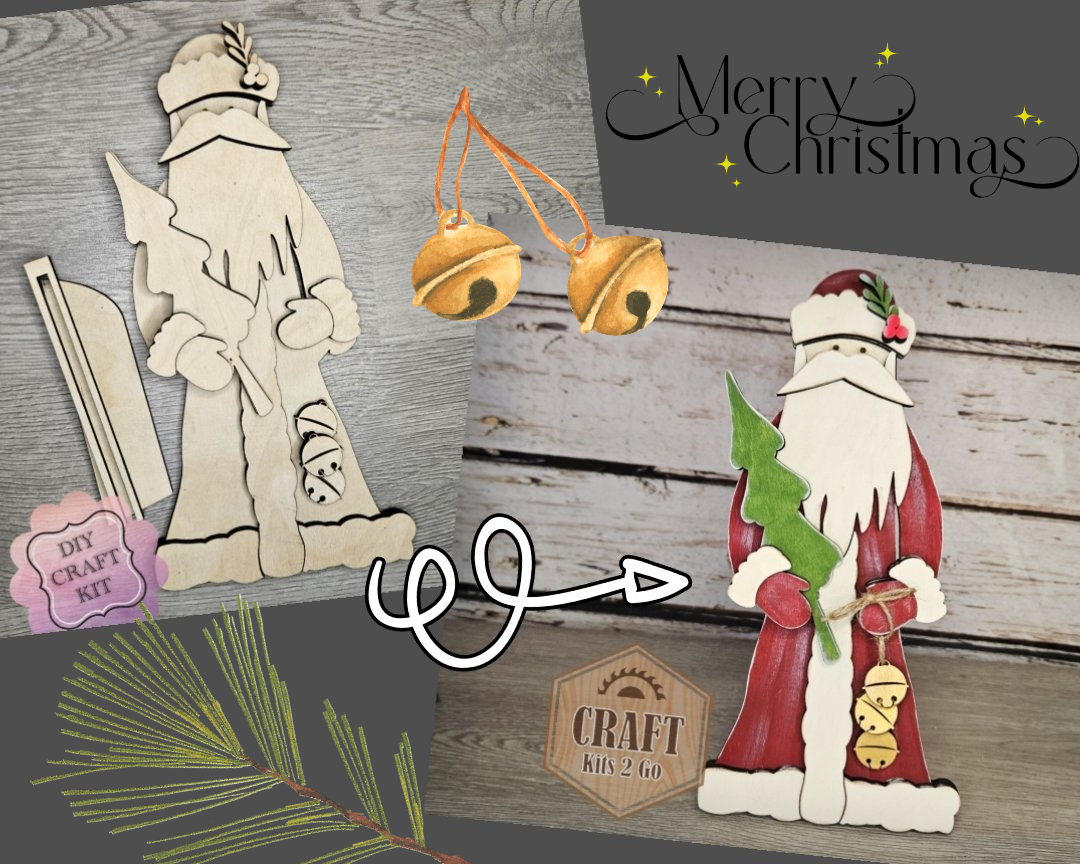 Old School Santa Shelf Sitter | #4496
