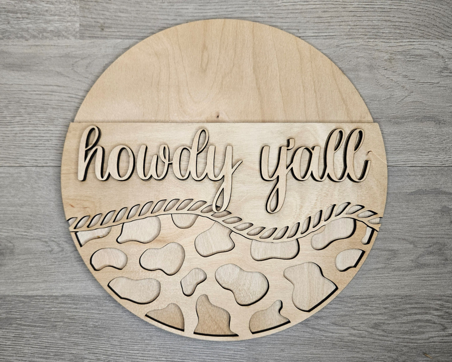 Howdy Farmhouse Sign | #4628
