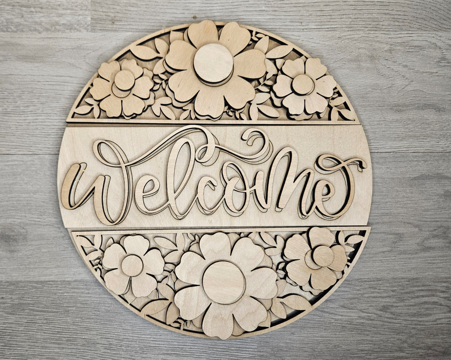 Daisy Welcome Sign | #4627