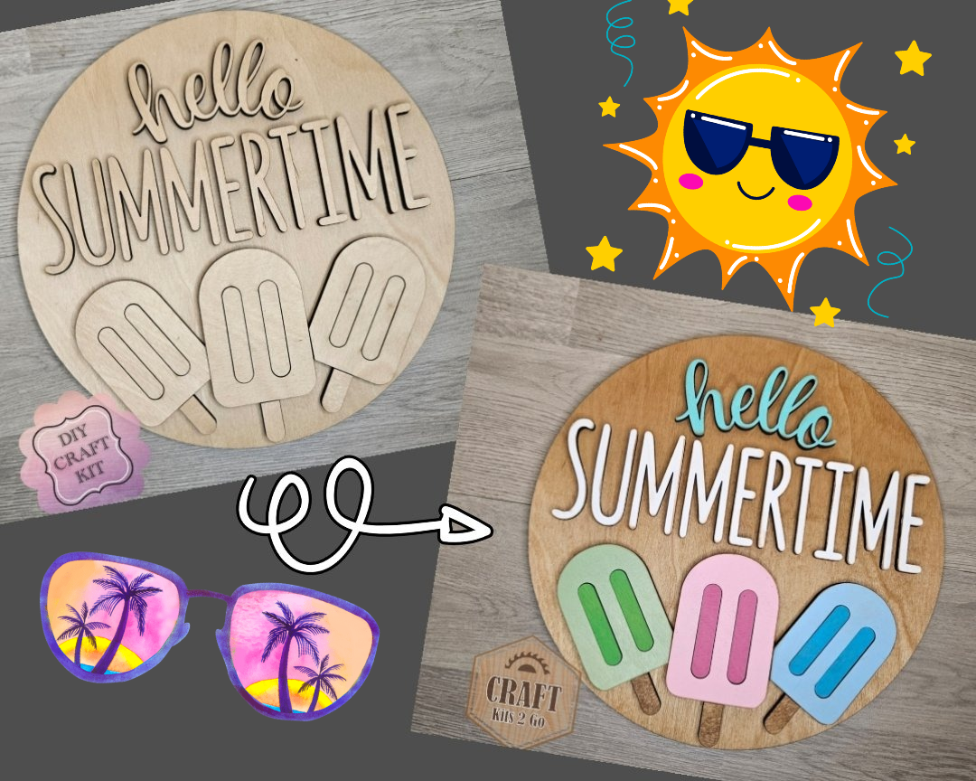 Hello Summer Sign | #4624