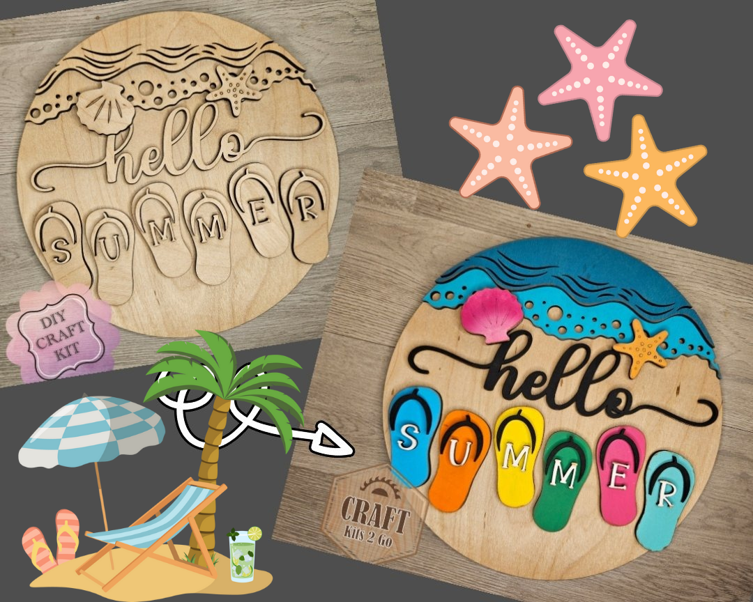 Hello Summer Sign | #3743