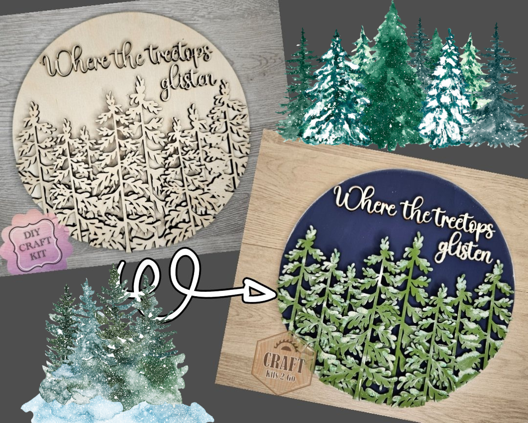 Where Treetops Glisten | #4537
