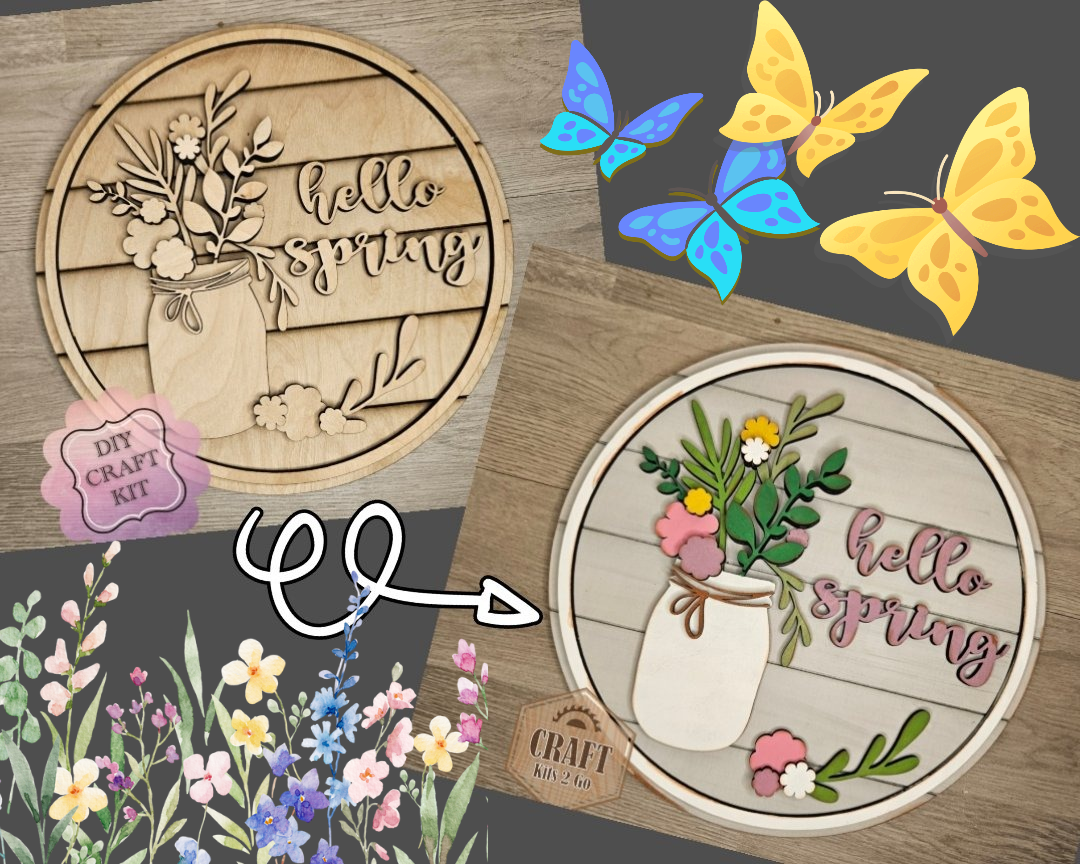Hello Spring Flowers | #3371