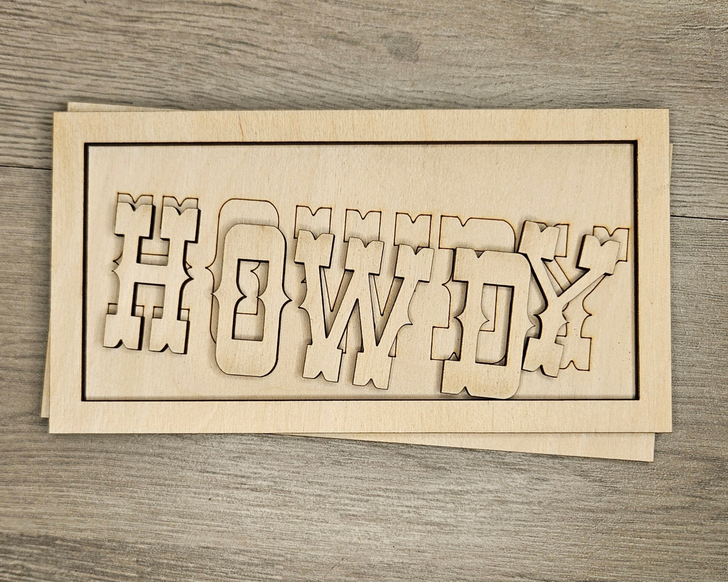Howdy Cowboy Sign | #4667