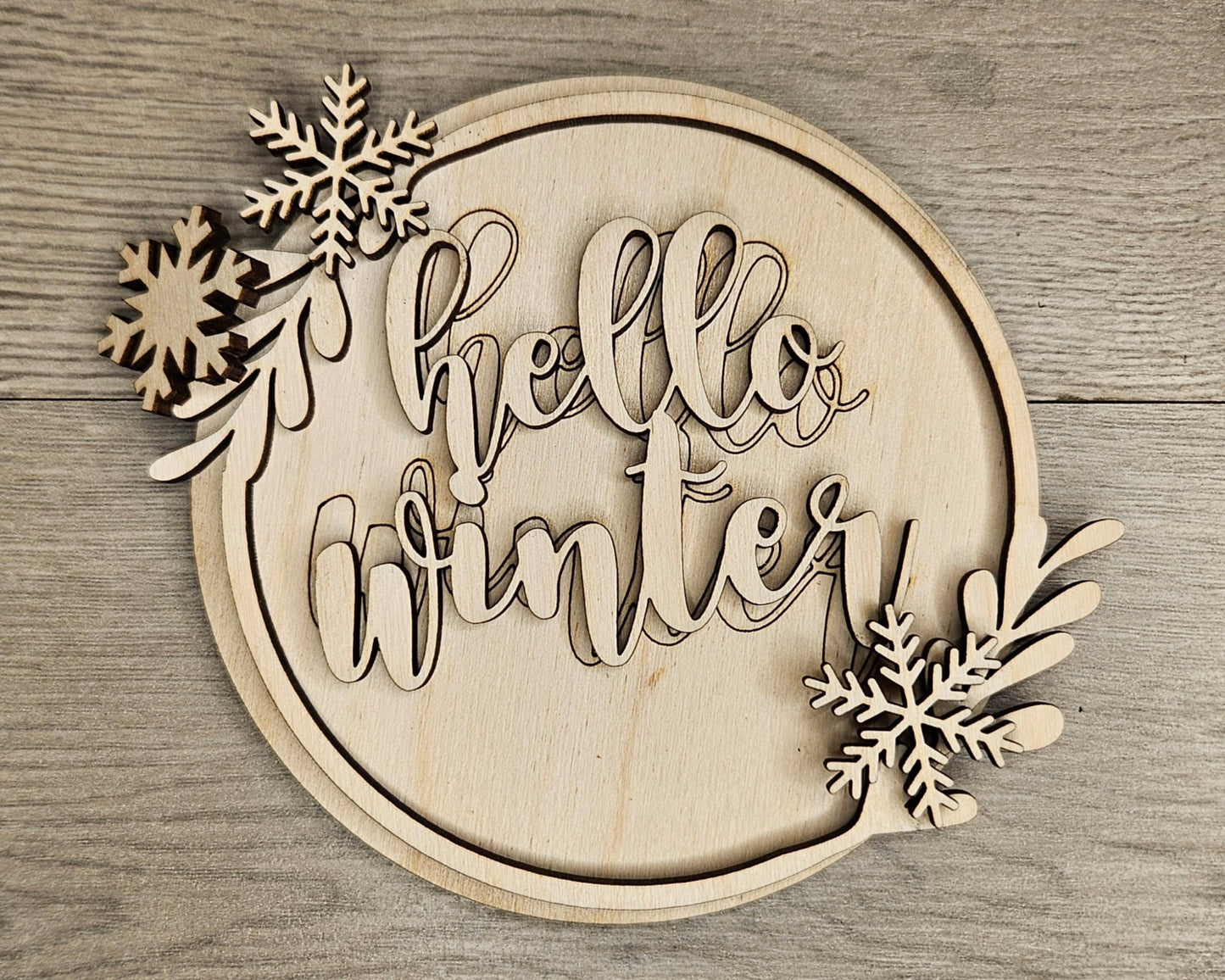 Hello Winter Snowflake | #4686