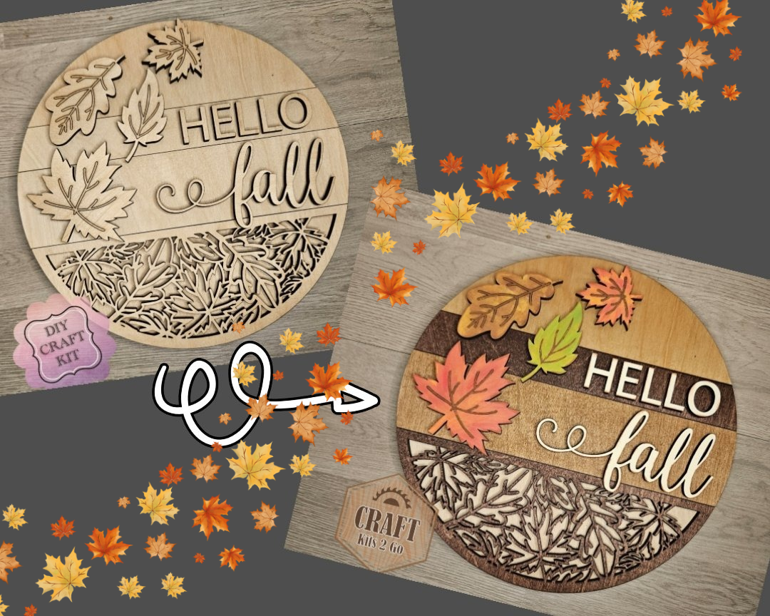 Hello Fall Sign | #4338