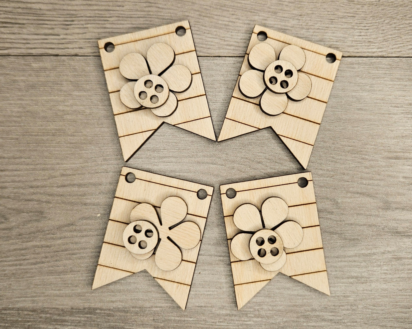 Halloween Flower Bunting | #4720