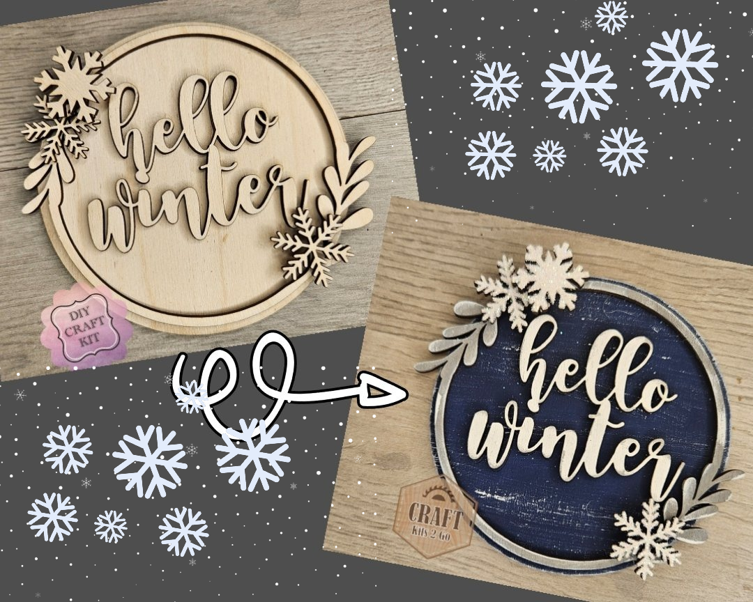 Hello Winter Snowflake | #4686