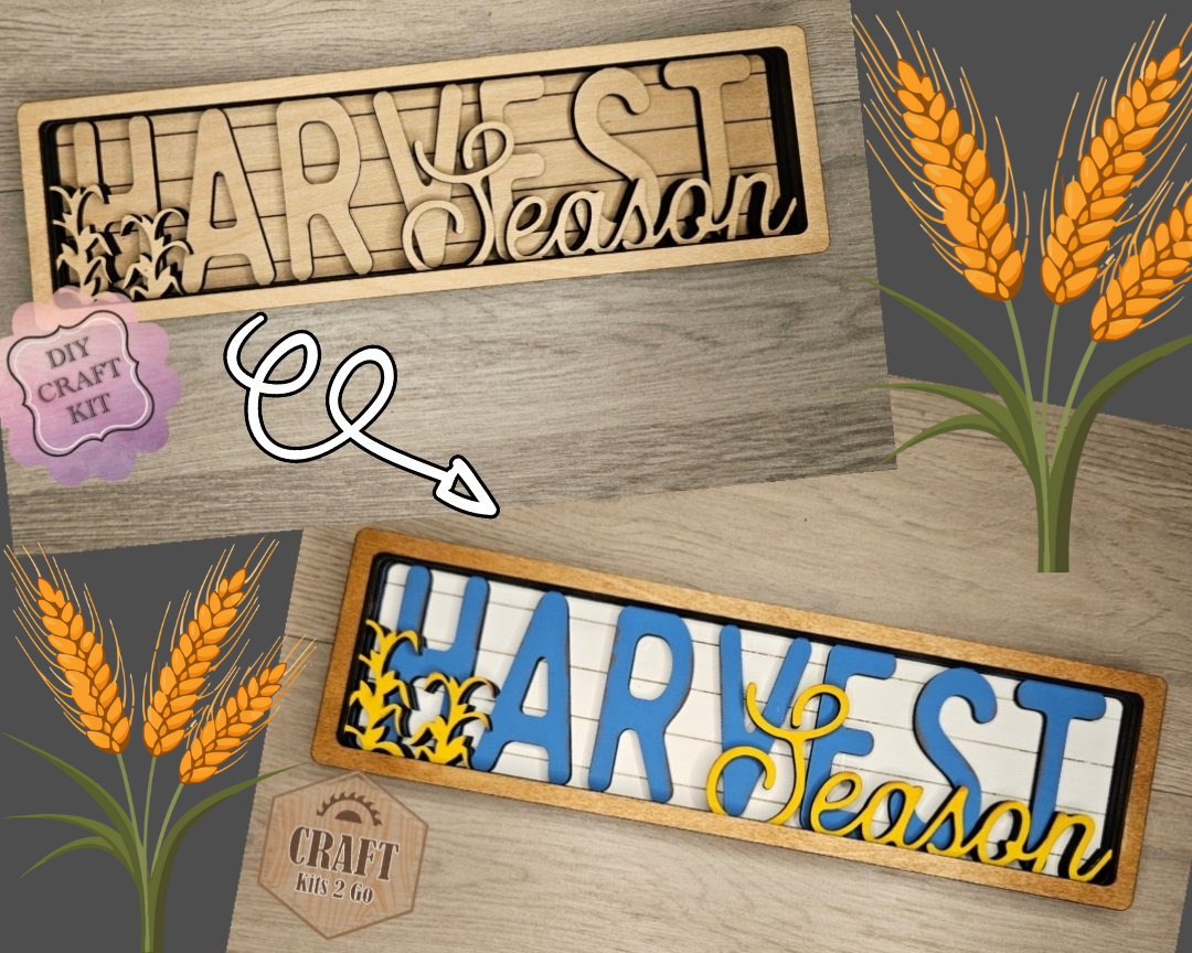 Harvest Season Farmhouse Sign | #4559