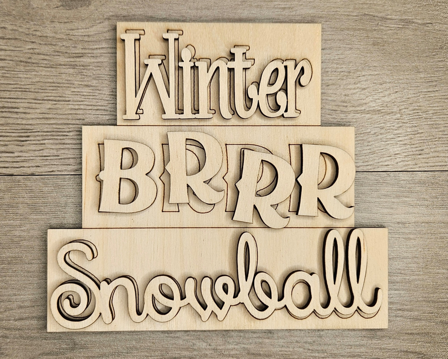 Winter Word Stacker | #4743