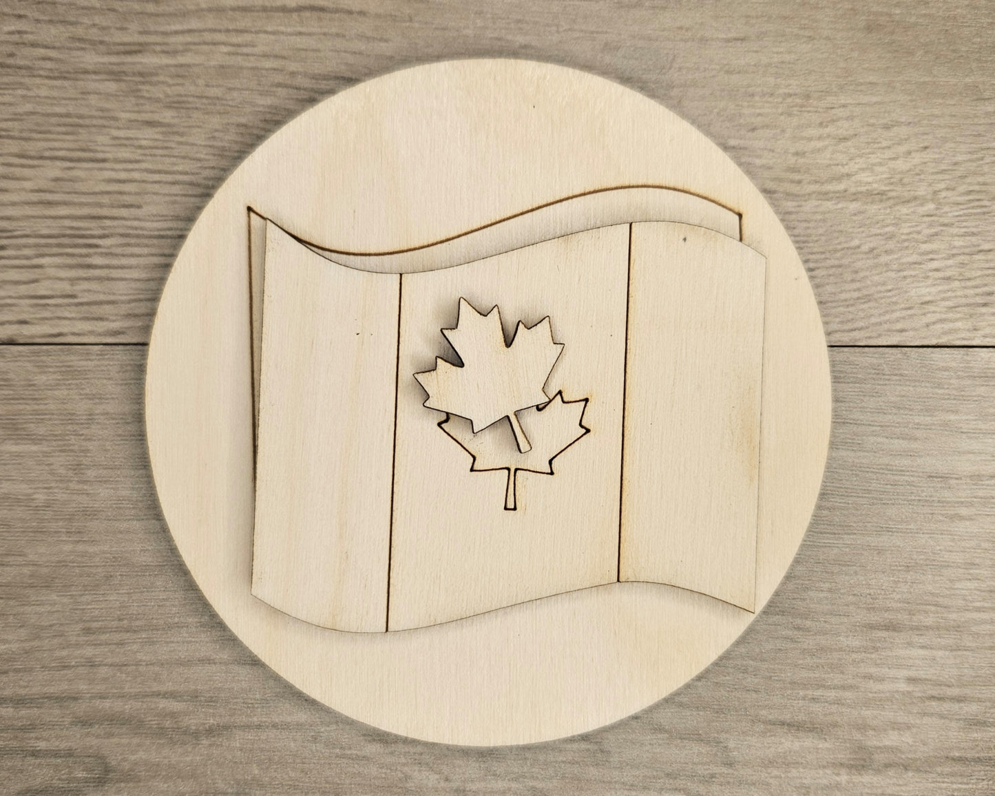 Canada Flag Round | #4734