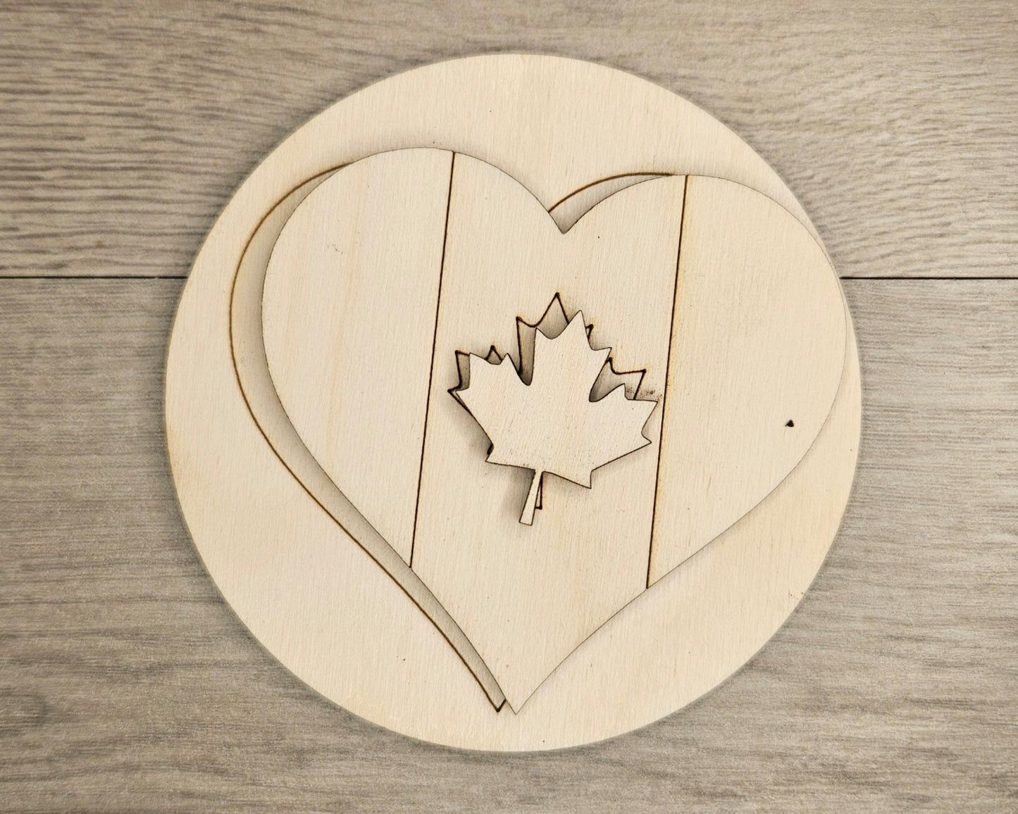 Canada Heart Flag | #4736