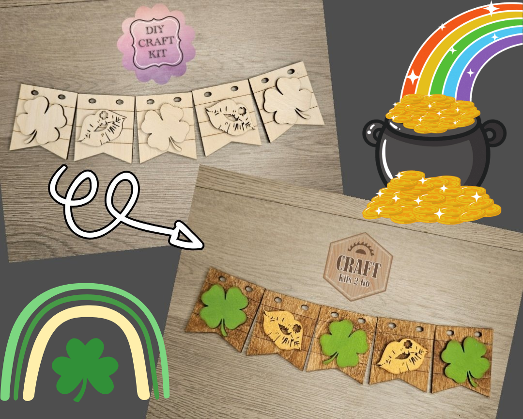 St. Patrick's Day Bunting | #4726