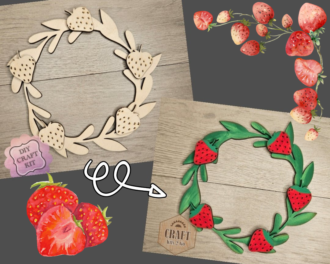 Strawberry Wreath | #4706