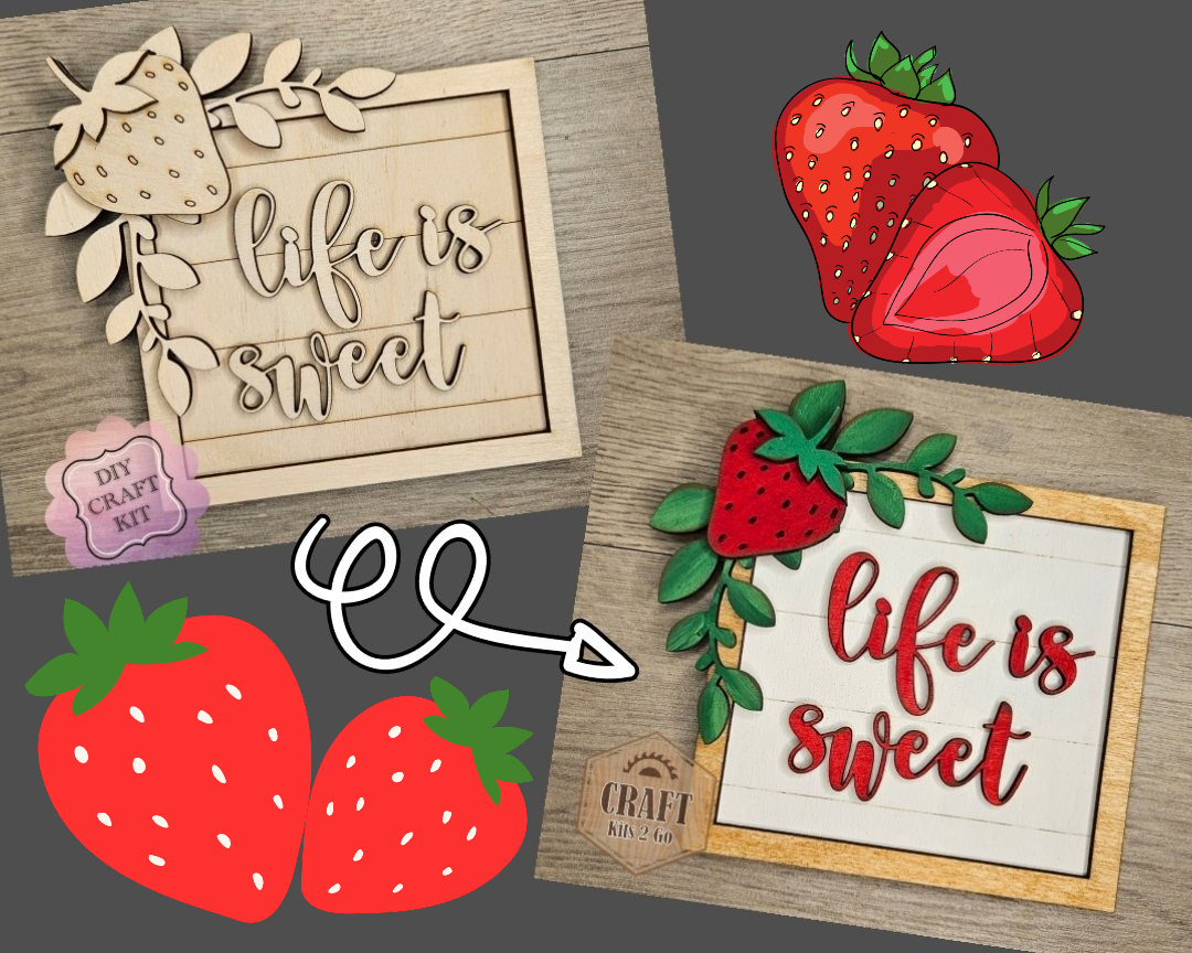Life is Sweet | Strawberries | #4709