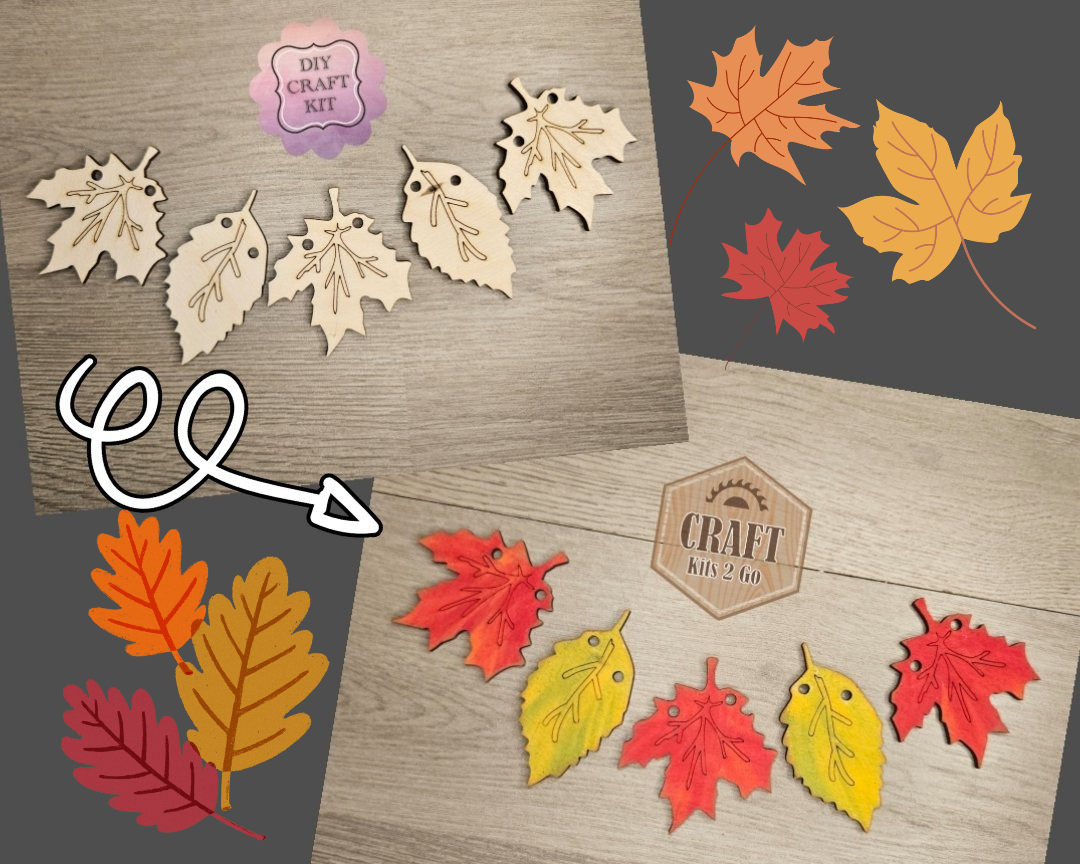 Fall Leaf Bunting | #2911