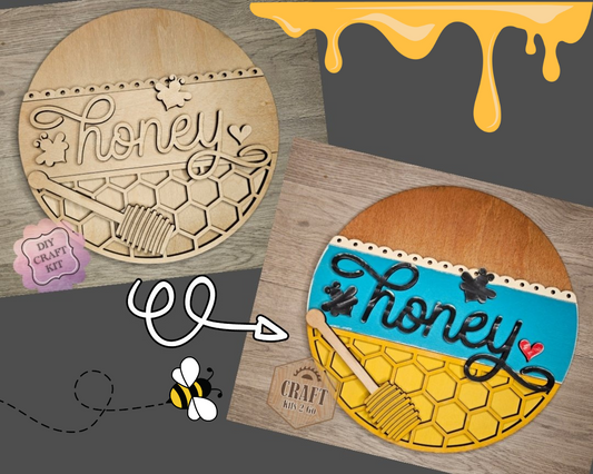 Honey Bee Sign | #4655