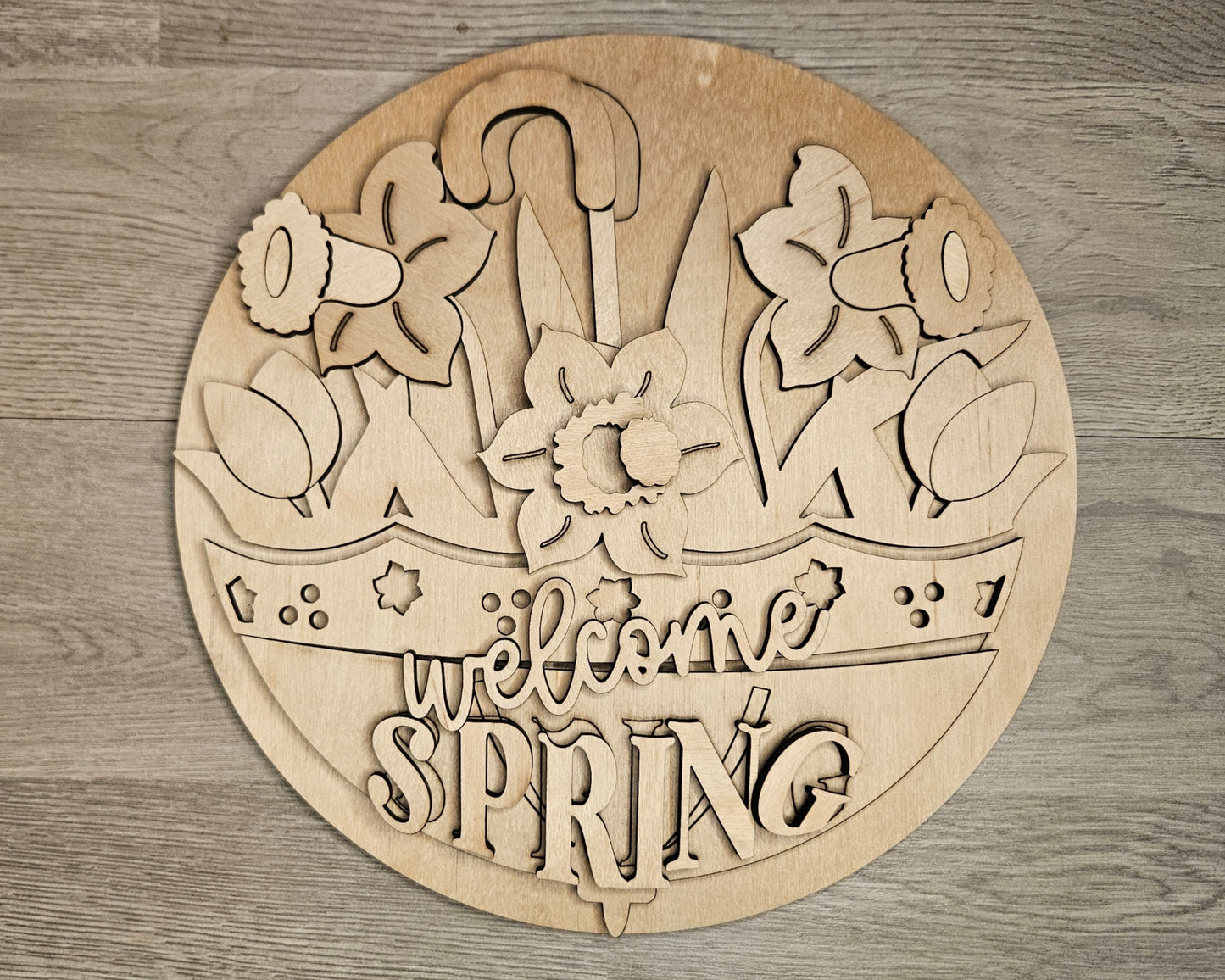 Hello Spring Daffodil & Tulips | #4693