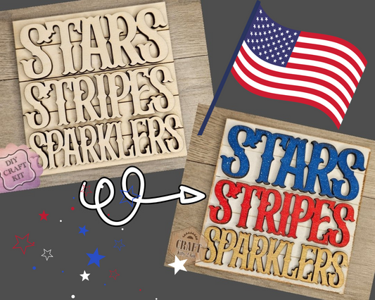 Stars, Strips, Sparklers | #4167
