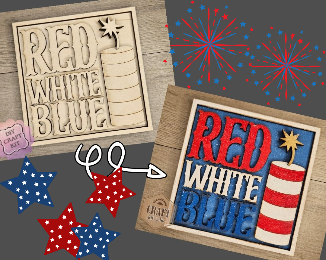 Red, White, Blue | #4171