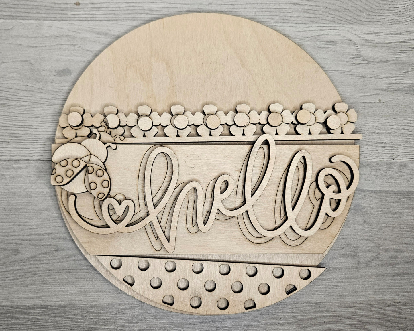 Hello Lady Bug Decor | #4754