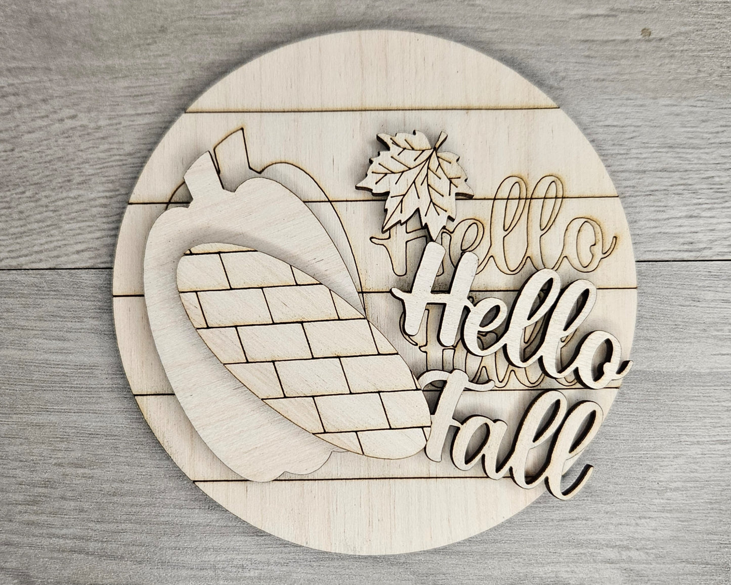 Hello Fall Pumpkin | #4868