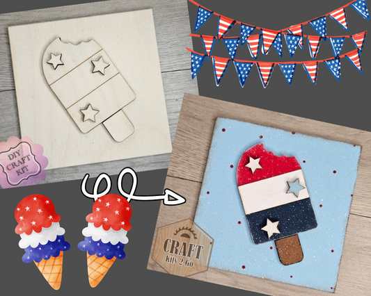 Patriotic Popsicle | #4902
