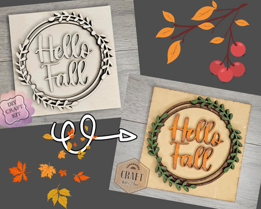 Hello Fall Wreath | #4911