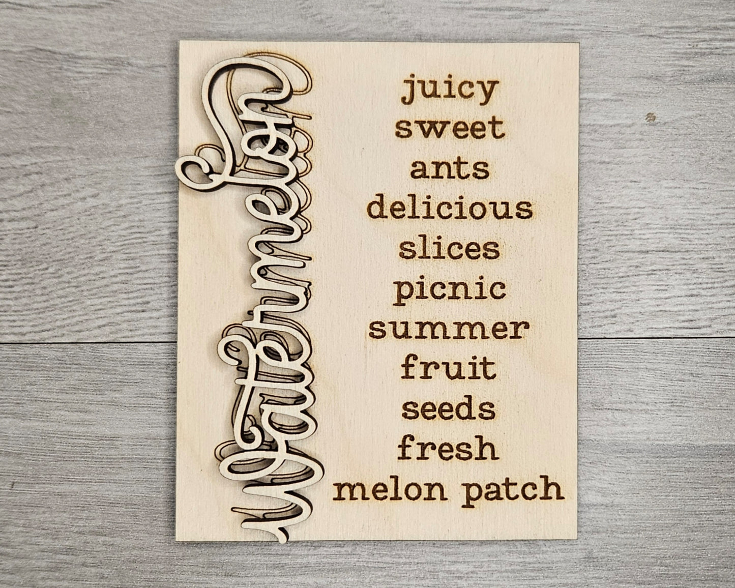 Watermelon Words | #4957