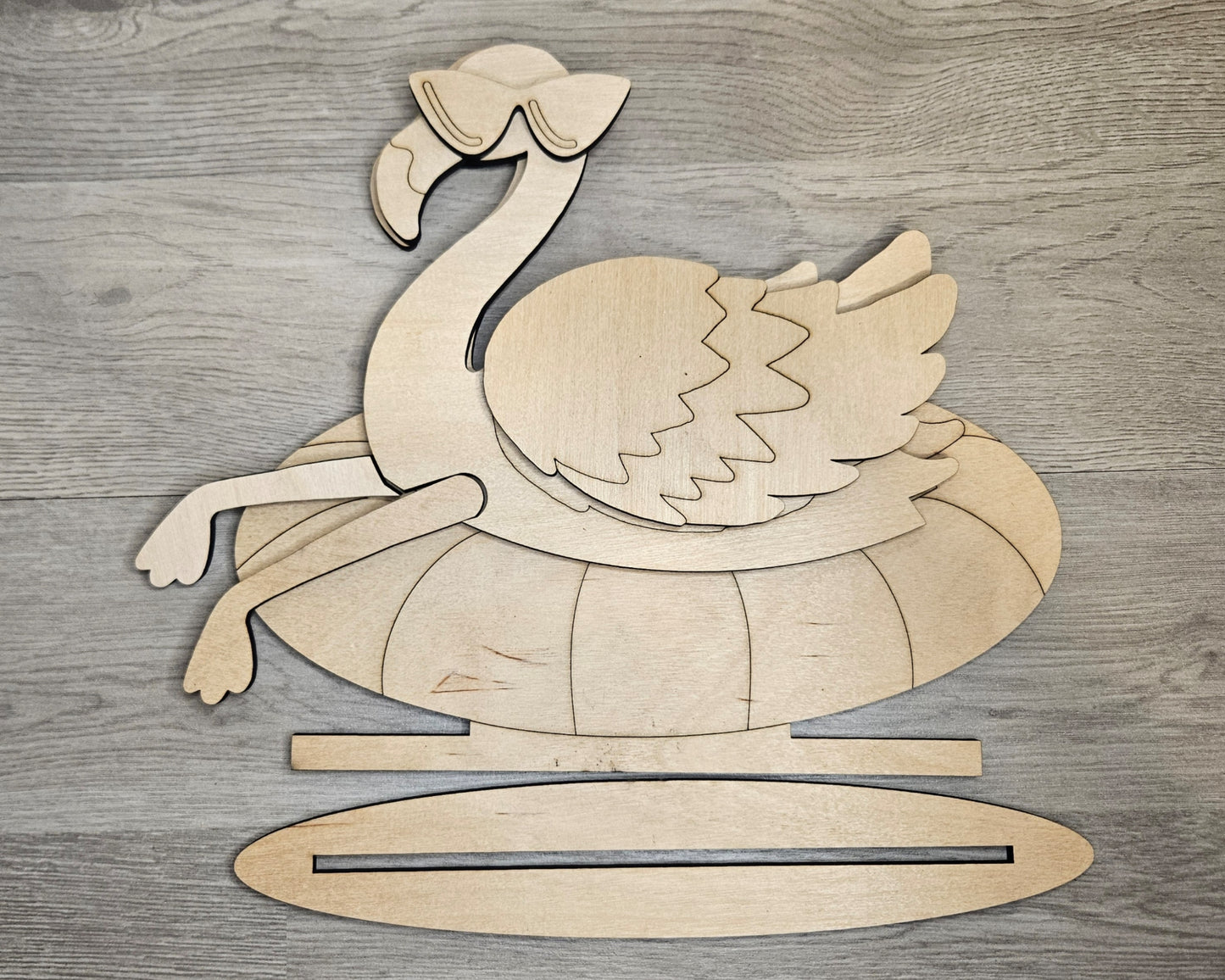 Pool Float Flamingo Shelf Sitter | #4822