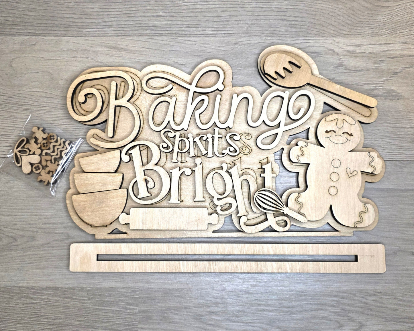 Baking Spirits Bright Christmas Shelf Sitter | #4687
