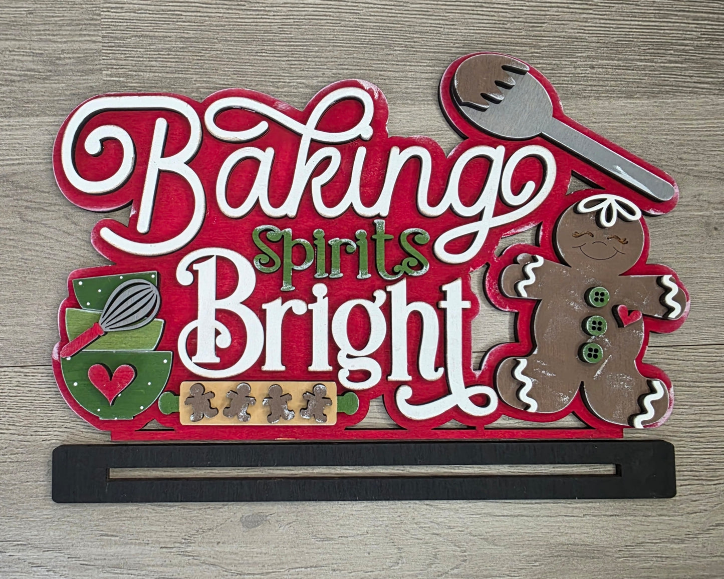 Baking Spirits Bright Christmas Shelf Sitter | #4687