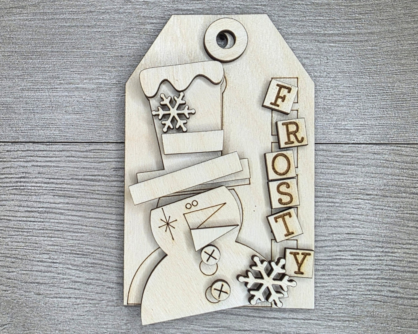 Frosty Snowman Tag | #5003
