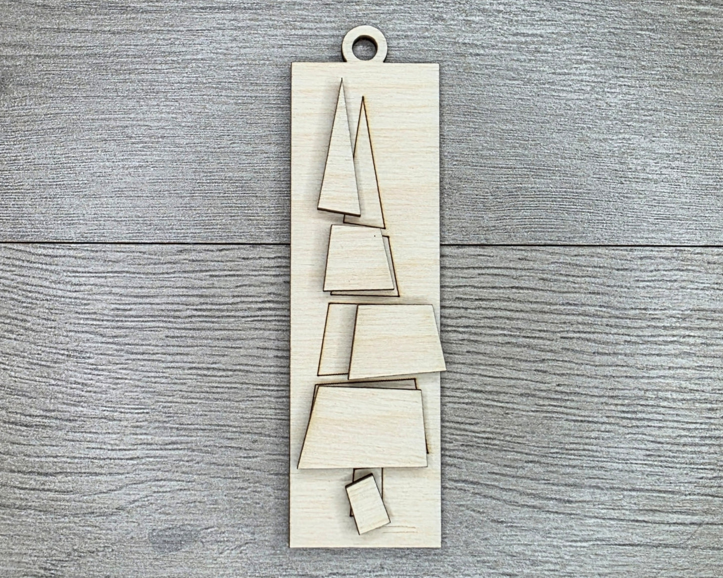 Rustic Christmas Tree Ornament | #2582