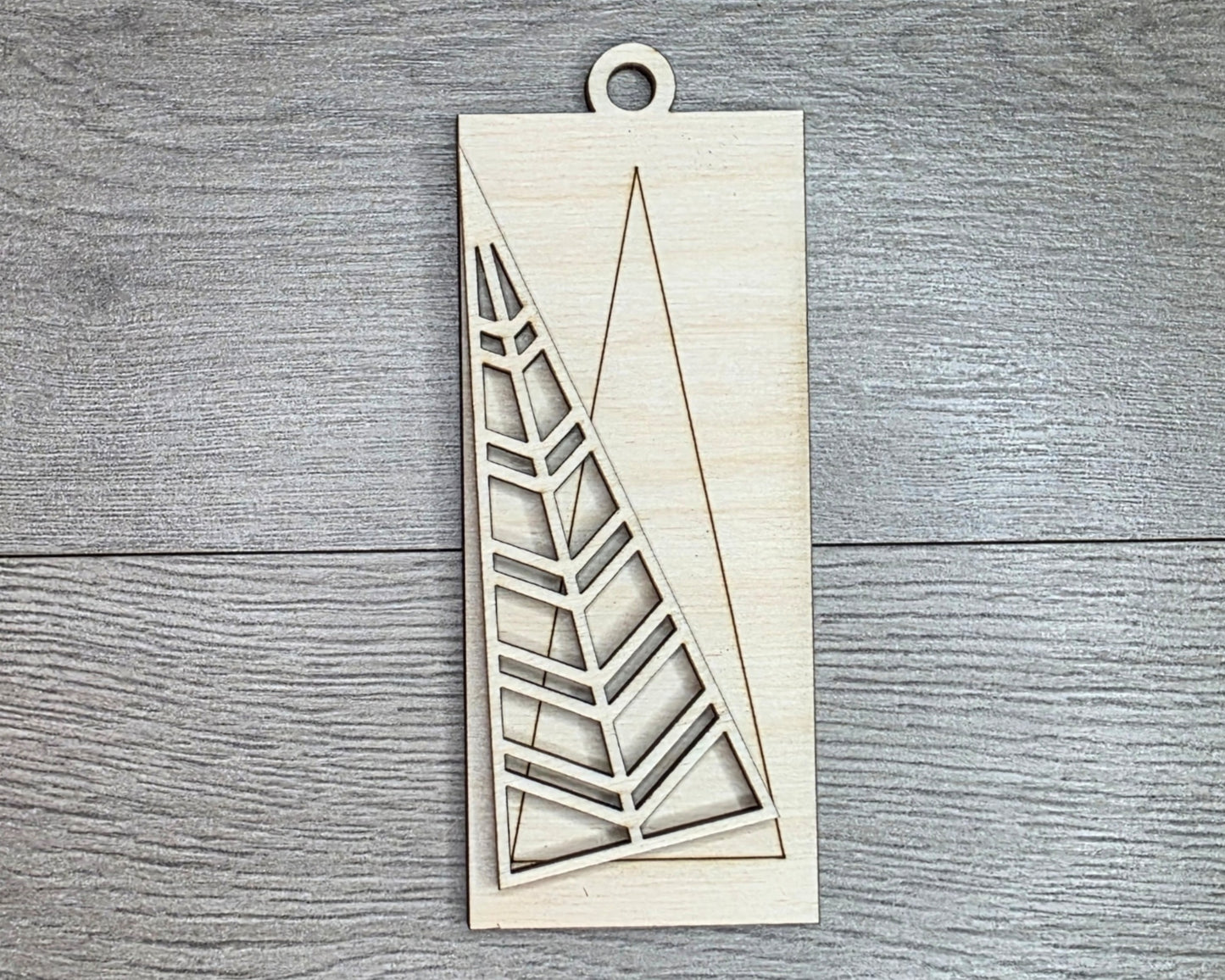 Rustic Christmas Tree Ornament | #2433