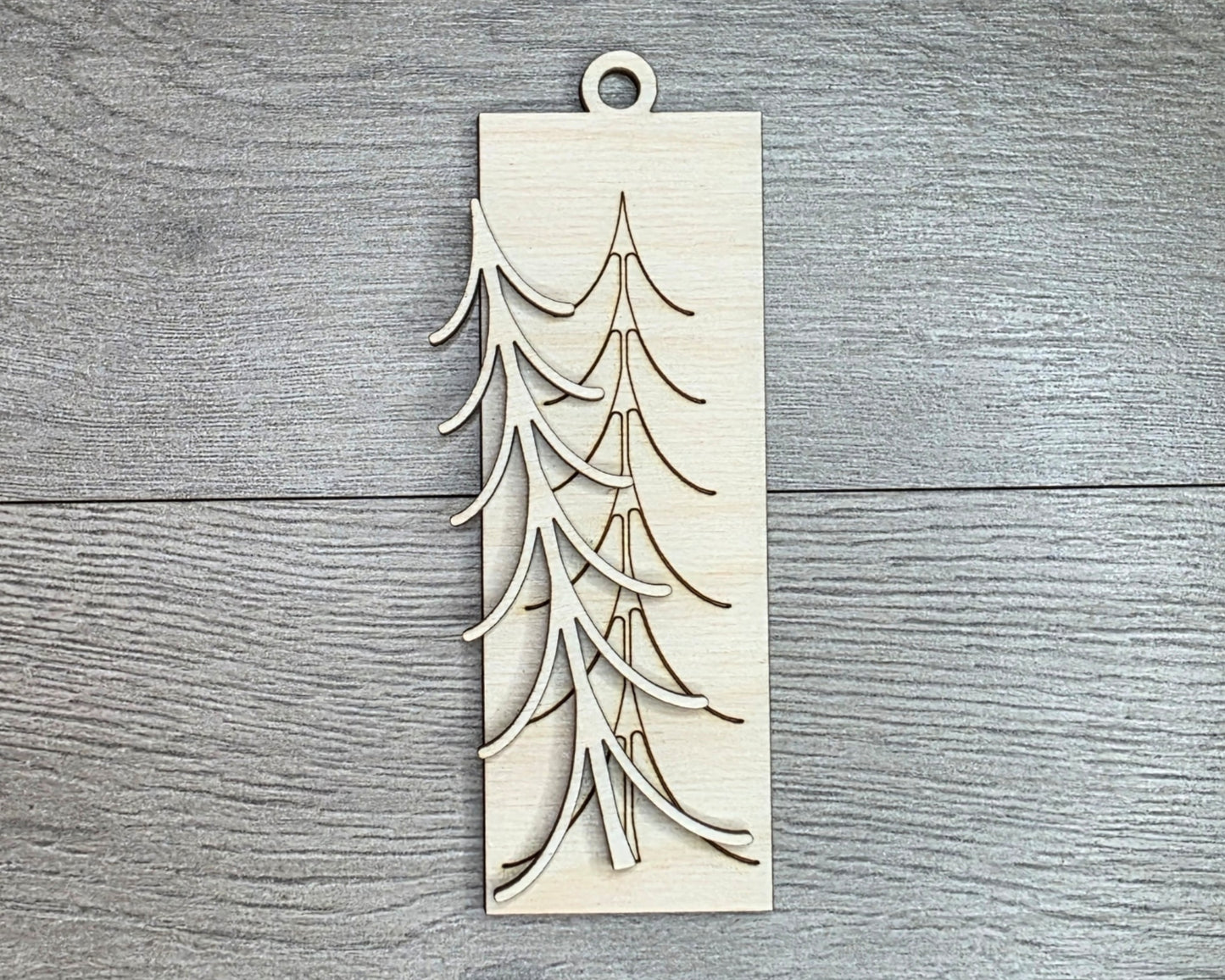 Rustic Christmas Tree Ornament | #2447