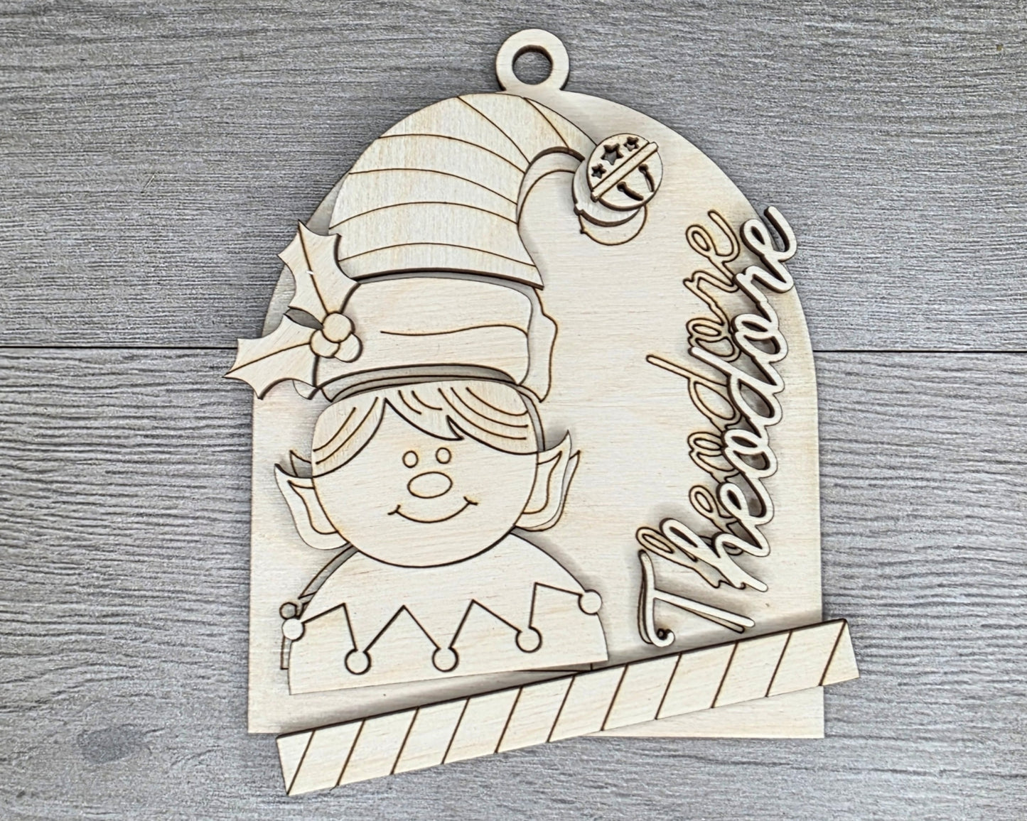 Custom Elf Ornament | #5026