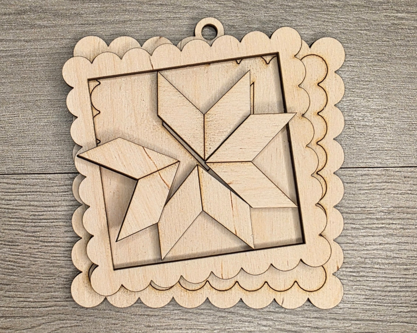 Quilt Star Ornament | #5117