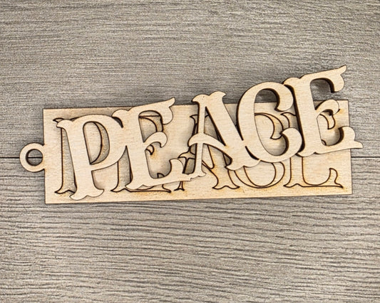 Peace Christmas Ornament | #5136