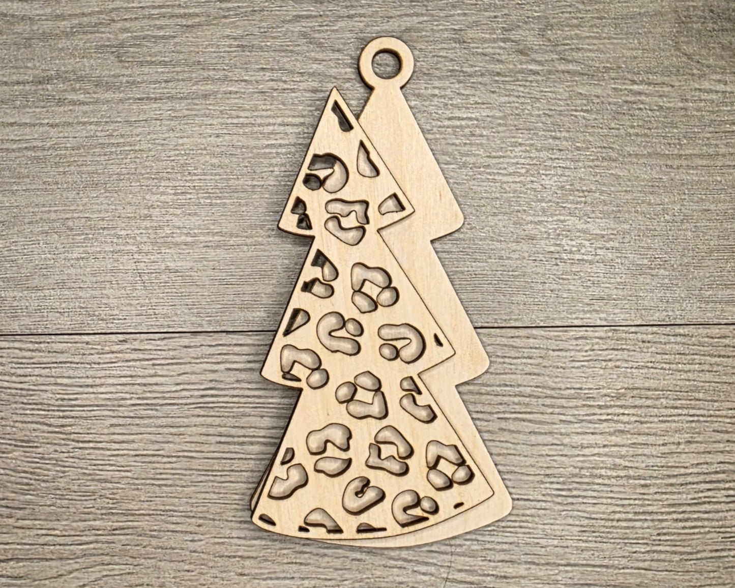 Christmas Tree Cheetah Ornament | #5120