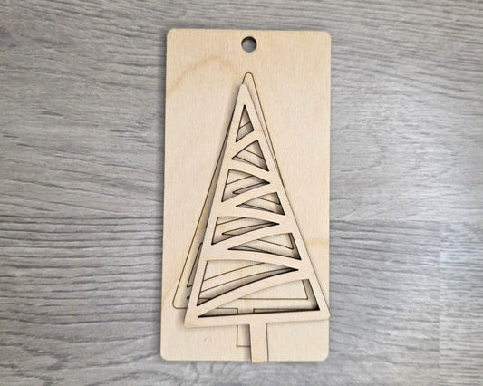 Christmas Tree Tag Ornament | #3001