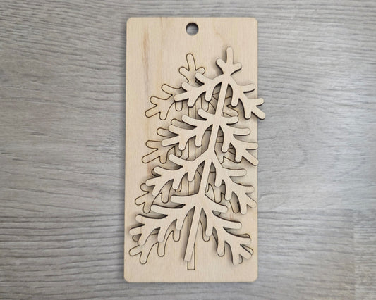 Christmas Tree Tag Ornament | #3552