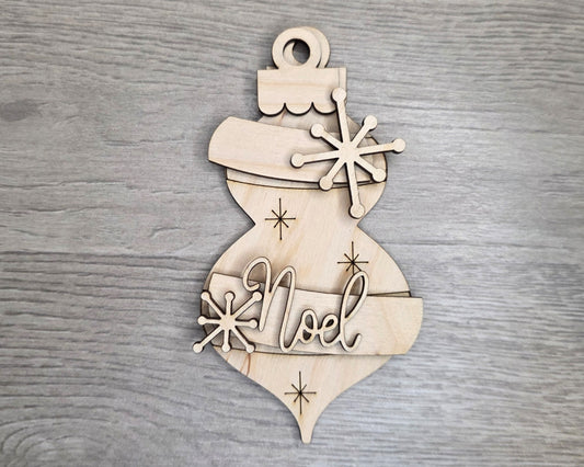 Noel Vintage Christmas Ornament | #5332