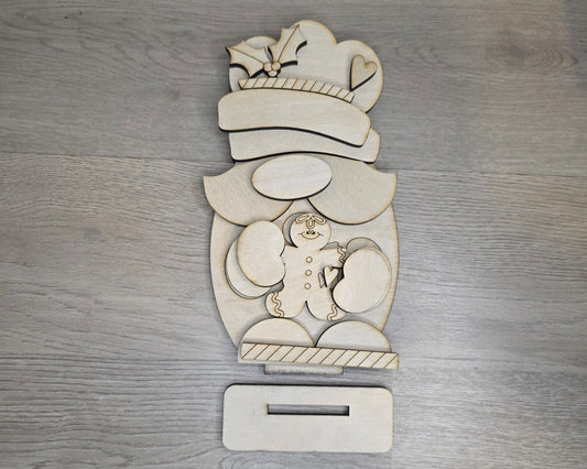 Christmas Gnome Gingerbread Shelf Sitter | #5310